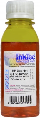 Чернила InkTec (H5852) для HP Deskjet GT 5810/ 5820, Y, 0,1 л.