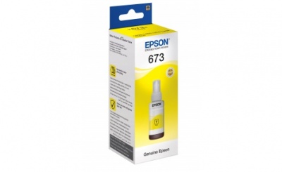 Чернила водорастворимые Epson T6734 желтые для Epson L805/L1800