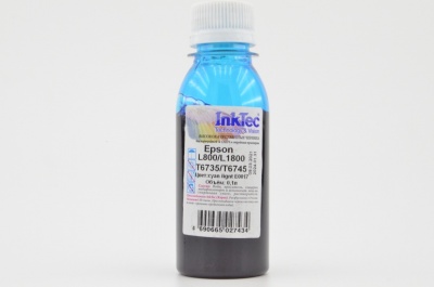 Чернила InkTec E0017-100MLC для принтеров Epson L805/L1800, Light Cyan, 0,1 л.