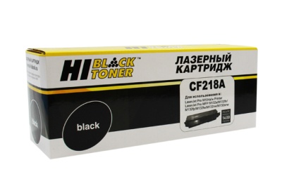Тонер-картридж HP 18A (CF218A) для HP LJ Pro M104/MFP M132, 1,4K (без чипа) (Hi-Black)